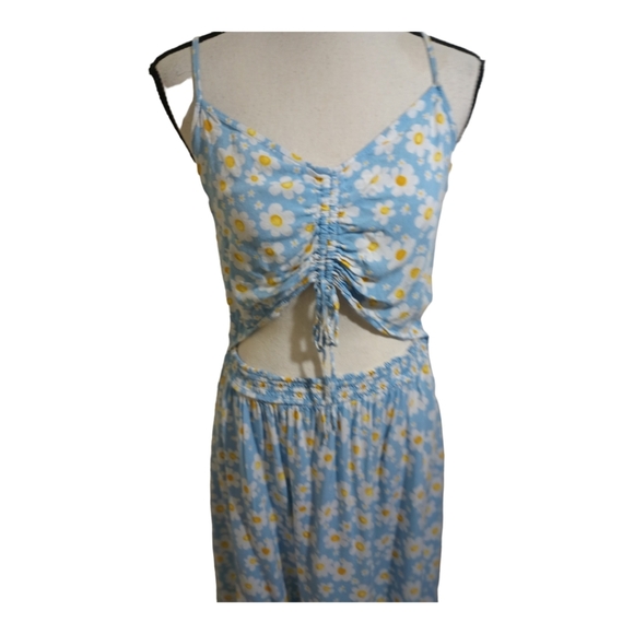 Birch and Stone dress hi low style floral open stomach. Summer size X-large. - Picture 2 of 8